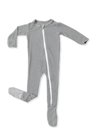 Baby Bamboo Footie Pajamas with Reversible Zipper